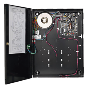 HONEYWELL HP600ULX – Fuente de poder con controlador de acceso / 12 o 24 Vcc / 6.0 A continuos / 4 u 8 salidas PTC / Batería de respaldo / UL294