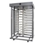 ACCESSPRO XT-100-CS – Torniquete de Cuerpo Completo / 4 Ejes de Seguridad / Rotación 90° / Paso 25 Personas/min / Emergencia 40 Personas/min / Interior/Exterior con Techo / 110 VCA / Acero Inoxidable con Pintura Gris
