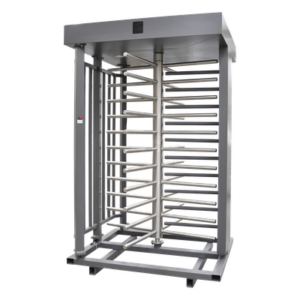 ACCESSPRO XT-100-CS – Torniquete de Cuerpo Completo / 4 Ejes de Seguridad / Rotación 90° / Paso 25 Personas/min / Emergencia 40 Personas/min / Interior/Exterior con Techo / 110 VCA / Acero Inoxidable con Pintura Gris