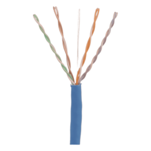 PANDUIT PUP6C04BU-WN – Cable UTP / Categoría 6 / 305 m (1000 ft) / 23 AWG / CMP Plenum / 250 MHz / 4 Pares