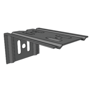 CHAROFIL ML-MEC-100EZ – Ménsula para Malla / Charola 100 mm / Montaje en Pared / Acabado Electrozinc / Cargas Ligeras