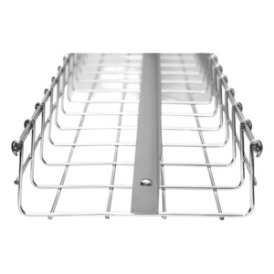 CHAROFIL MG-51-112EZ – Separador de cables / 33mm x 3 m (9.8 pies) / Acabado Electro Zinc / 3 clemas por tramo
