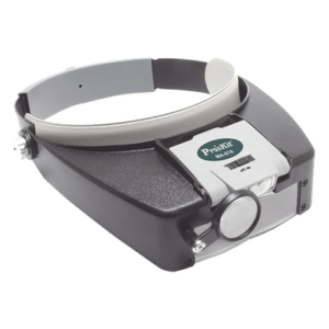 SYSCOM 711-IN-016 – Lámpara LED Frontal / Lentes de Aumento 1.8X-5.8X / Correa Ajustable / Lente 89x29mm