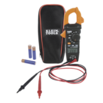 KLEIN TOOLS CL-120 – Amperímetro Digital de Gancho / 400 A CA / Rango Automático / NCVT Integrado / CAT III 600 V / Resistente a Caídas 2 m (6.6 ft)