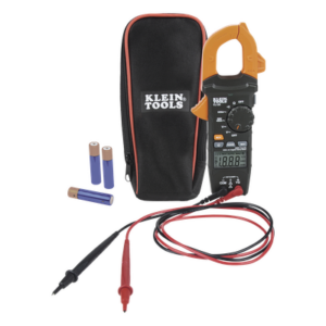 KLEIN TOOLS CL-120 – Amperímetro Digital de Gancho / 400 A CA / Rango Automático / NCVT Integrado / CAT III 600 V / Resistente a Caídas 2 m (6.6 ft)