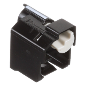 PANDUIT PSL-DCPLE-BL – Kit de Dispositivos Anti-Desconexión RJ45 / 10 Unidades / Diseño Compacto / 13.9 mm x 19.05 mm (0.55' x 0.75') / Color Negro