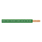 INDIANA SLY-296-GRN/100 – Cable Eléctrico THW-LS / Calibre 8 AWG / 19 Hilos / 90°C Seco / 75°C Húmedo / Bobina 100 m (328 ft) / Verde