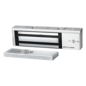ENFORCER SECOLARM E941SA1200 – Chapa Magnética / 1200 lbs (545 kg) / 12-24 VDC Seleccionable / UL294 / Sin Magnetismo Residual / 3.94 ft x 1.65 x 2.64 in