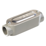 RAWELT OC-2626C – Caja de Registro Ovalada Tipo C / 1 1/2" (38.1 mm) / Aluminio Diecast / Rosca NPT / Hermética / UL y CSA