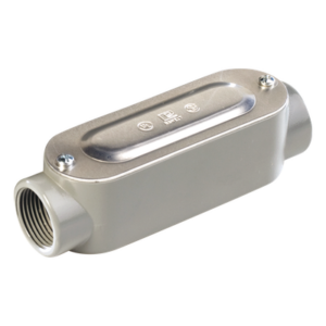 RAWELT OC-2626C – Caja de Registro Ovalada Tipo C / 1 1/2" (38.1 mm) / Aluminio Diecast / Rosca NPT / Hermética / UL y CSA