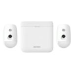 HIKVISION AX-PRO-KIT-GSM-PIR-CAM – Kit de Alarma Inalámbrico / Hub GSM 3G/4G con Batería de Respaldo / 2 Detectores PIR con Cámara / 48 Zonas / Inmunidad a Mascotas 30 kg
