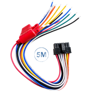 MEITRACK ARNESDM500S – Arnés de alimentación / 5 m (16.4 ft) / Para MDVR MD500S / Conexión estable