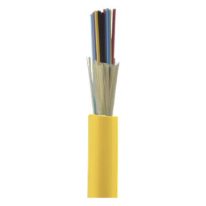 PANDUIT FSDP924Y – Cable de Fibra Óptica / 24 Hilos / Monomodo OS2 9/125 / Interior / Tight Buffer 900µm / OFNP Plenum / Dieléctrico / 0.61 m (2 ft) Incrementos
