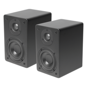 TRUAUDIO CT4/PAR – Par de Altavoces de Estantería / Woofer 4'' / Tweeter 1'' Aluminio / 40 Watts / 8 Ohms / 85-20k Hz / Negro Mate