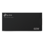 TP-LINK TL-POE170S – Inyector PoE++ / 60W / 2 Puertos Gigabit 10/100/1000 Mbps / 802.3af/at/bt / Alcance 100 m (328 ft) / Plug and Play