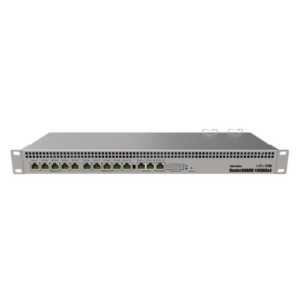 MIKROTIK RB1100AHX4-DE – RB1100AHx4 Dude Edition, 13 Puertos Gigabit, Almacenamiento M.2 60GB para Base de Datos Dude