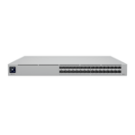 UBIQUITI USW-PRO-XG-AGGREGATION – Switch de Agregación 25G / 32 Puertos SFP28 / Capacidad 1.6 Tbps / Layer 3 / Rack 1U / Pantalla Táctil 1.3"