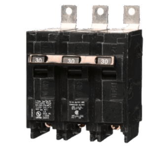 SIEMENS B330 – Interruptor Termomagnético / 3 Polos / 30 A / 120/240 V AC / 10 kA / Montaje en Tablero