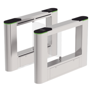 ZKTECO SBTL6000 – Barrera abatible peatonal / Acero inoxidable / Acrílico / 1 carril / 2 millones ciclos / AC 110-240V / -28°C a 60°C