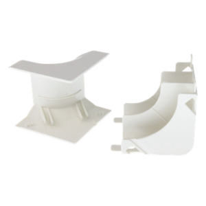 PANDUIT T45ICIW – Esquinero Interior para Canaleta / PVC Rígido / UL94V-0 / 0 a 50°C / Blanco Mate / Voz, Video, Fibra Óptica