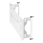 PANDUIT MSSHLF – Gabinete de Montaje en Pared / Acero Calibre 18 / Diseño Empotrado / Puerta con Cerradura / 139.7 x 300.6 x 58.3 mm / Gestión de Cables Integrada