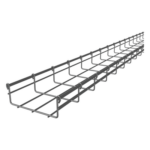 CHAROFIL CH-54-150EZ – Charola Tipo Malla / 54 mm Peralte / 150 mm Ancho / 3 m Longitud / Electro Zinc 15-20 micras / 129 Cables Cat6 / 9.84 pies