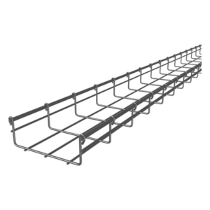 CHAROFIL CH-54-150EZ – Charola Tipo Malla / 54 mm Peralte / 150 mm Ancho / 3 m Longitud / Electro Zinc 15-20 micras / 129 Cables Cat6 / 9.84 pies