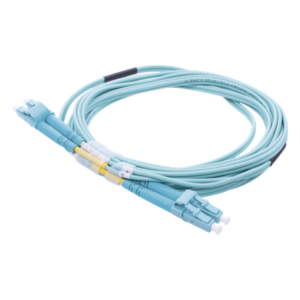 LINKEDPRO BY EPCOM LP-FOM3-LCLC-R03 – Jumper de Fibra Óptica / OM3 50/125 / LC-LC Dúplex / OFNR Riser / 2.0 mm / 3 m (9.84 ft) / Aqua