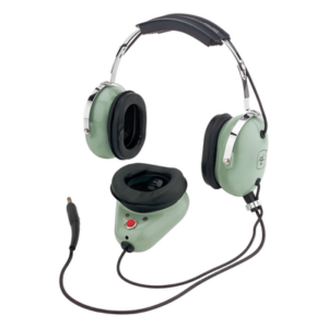 DAVID CLARK H3312 – Auriculares Muff-Mic / Micrófono dinámico con cancelación de ruido / Cable 7.62 m (25 ft) / NRR 26 dB / Diadema cromada anticorrosión