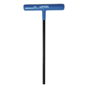 URREA SYS-465-18L-GP – Llave Hexagonal Tipo T / Métrica 6 mm / Longitud Total 9' (228.6 mm) / Maneral 4' (101.6 mm) / Acero Anticorrosivo