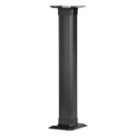 PANDUIT AFR4TBLGBL – Accesorio de Conexión a Mesa / Canaleta de Piso 4 Vías / PVC Rígido / Carga 907 kg / Área 45.11 in² / ADA / Negro