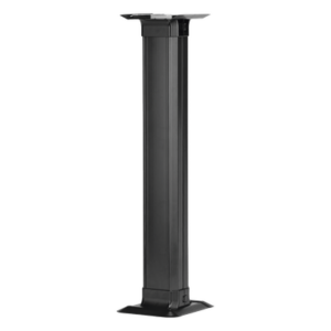 PANDUIT AFR4TBLGBL – Accesorio de Conexión a Mesa / Canaleta de Piso 4 Vías / PVC Rígido / Carga 907 kg / Área 45.11 in² / ADA / Negro