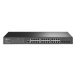 TP-LINK TL-SG3428 – Switch Gigabit Administrable / 24 Puertos RJ45 / 4 Puertos SFP 1G / 56 Gbps / Sin Ventilador / Omada SDN