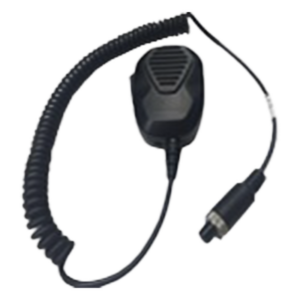 HIKVISION DS-MP1351(AE) – Micrófono de Solapa para DVR Móvil / Audio Bidireccional / Cable 2 m (6.6 ft) / Conector de Aviación / Operación PTT / -20°C a 70°C