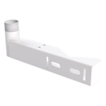 EPCOM INDUSTRIAL HLU2R2 – Herraje para Lámpara de Obstrucción / Acero Galvanizado / Pintura Electrolítica Blanca / Fijación 7/8' a 1-1/4' / Compatible STZ30 STZ35 STZ45