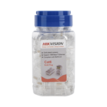HIKVISION DS-1M6UA-15U – Bote de Conectores RJ45 / Cat 6 / Chapado en Oro 15 μm / UTP / 24 AWG / 100 Piezas / Sin Blindaje / Uso Interior