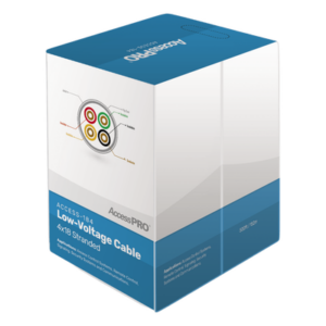 AccessPRO ACCESS-184/500 – Bobina de cable / 4 conductores / 18 AWG / 152 m (500 ft) / FRPVC / CM / Control de acceso