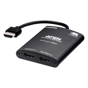 ATEN VS82H – Distribuidor HDMI / True 4K / 2 Puertos / HDMI 2.0 / HDCP 2.2 / 18 Gbps / Alcance 5 m (16.4 ft)