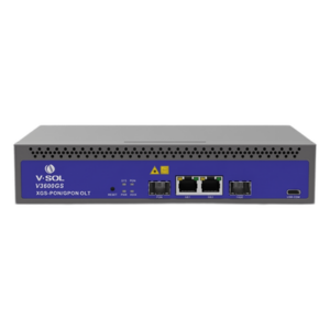 V-SOL V3600GS – OLT Compacta / 1 Puerto Combo GPON/XG(S)-PON / 3 Uplink / 128 ONU/ONT / Alcance 20 km (65,616 ft) / 10 Gbps Simétricos / Rack 1U