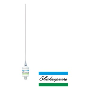 SHAKESPEARE 5215-CX – Antena marina VHF / 3 dB / 50 W / 0.9 m (3 ft) / Acero inoxidable / SO-239 / RG-8/X
