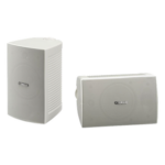 YAMAHA VS4W – Altavoz de Montaje en Pared / 2 Vías / Woofer 4 in / Tweeter 1 in / IPX3 / 8 Ohms / 70/100V / Color Blanco / Par