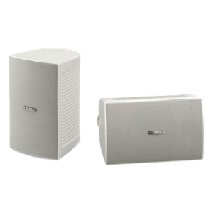 YAMAHA VS4W – Altavoz de Montaje en Pared / 2 Vías / Woofer 4 in / Tweeter 1 in / IPX3 / 8 Ohms / 70/100V / Color Blanco / Par
