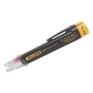 FLUKE LVD2 – Detector de Voltaje Sin Contacto / CAT IV 600 VCA / Rango 90-600 VCA / Doble Nivel Proximidad y Contacto / Linterna LED 100,000 h / -0°C a 50°C