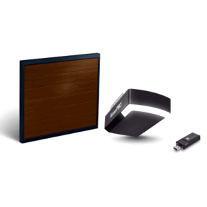 ACCESSPRO KIT-DOOR-188B – KIT COMPLETO Incluye /Puerta D/ Garage / APDOORB 18x8 Pies / Lisa Linea Central / Imitacion madera / Insulada / Interfase ACCESSWIFI / Motor FS1000M / 1/2HP / Fuerte/Silencioso/Luz LED/Motor DC .