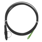 FIBERHOME OFC-S1-BK-SA-H1A-30-5-2601 – Jumper de Fibra Óptica / SC/APC a Caja FDP460 / Redondo / 5 m (16.40 ft) / Forro 3 mm / G657A2 / Negro / Simplex