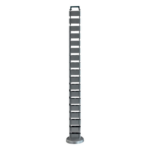 THORSMAN ORG-VERT – Organizador de Cables Vertical Articulado / Altura Ajustable / 18 Enlaces / ABS y Acero Inoxidable / Operación hasta 105°C