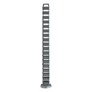 THORSMAN ORG-VERT – Organizador de Cables Vertical Articulado / Altura Ajustable / 18 Enlaces / ABS y Acero Inoxidable / Operación hasta 105°C