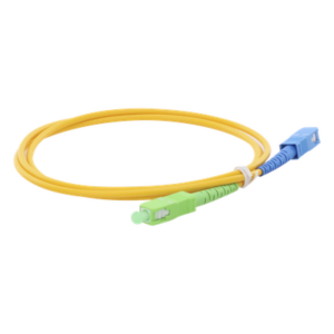 LINKEDPRO BY EPCOM LPSM3SCASCUS1 – Jumper de Fibra Óptica / Monomodo OS2 G.652D / SC/APC-SC/UPC / Simplex / 1 m (3.28 ft) / Forro PVC 2 mm