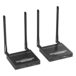 EPCOM TITANIUM TT699KVM – Extensor HDMI Inalámbrico / 4K@60Hz / Transmisión 50 m (164 ft) / Banda 5 GHz / Transferencia IR / Emparejamiento SSID