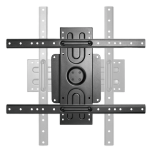 BRATECK LP69-46F – Soporte de Pared Rotativo para Pantallas / 37 a 80 Pulgadas / Rotación 360° / Carga 50 kg / VESA 200x200 a 600x400 / Perfil 45 mm